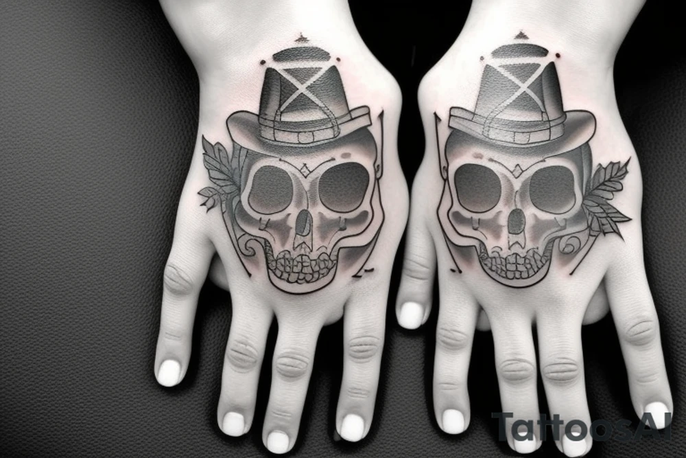 memento mori, hands tattoo idea