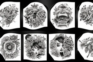family of 4 tattoo idea