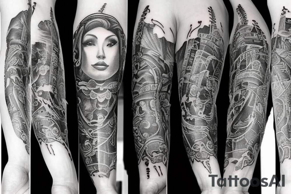 family of 4 tattoo idea