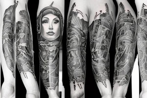 family of 4 tattoo idea