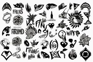 loyalty to friends tattoo idea