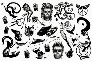 lonely men tattoo idea