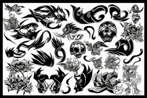 Sneake for leg tattoo idea
