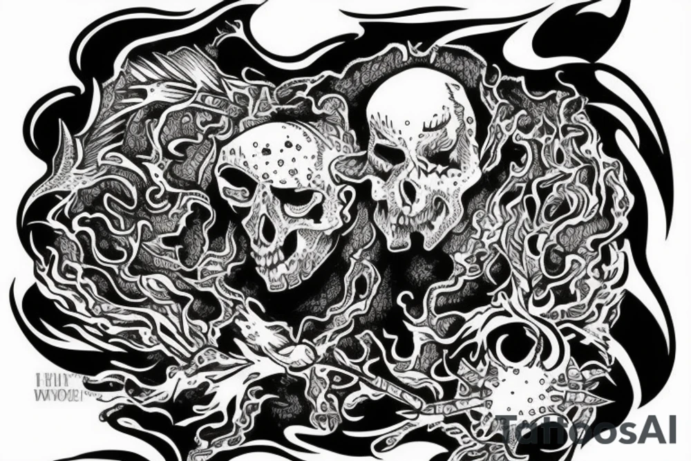 war the horseman of the apocalypse with the saying non ducor duco tattoo idea