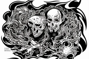 war the horseman of the apocalypse with the saying non ducor duco tattoo idea
