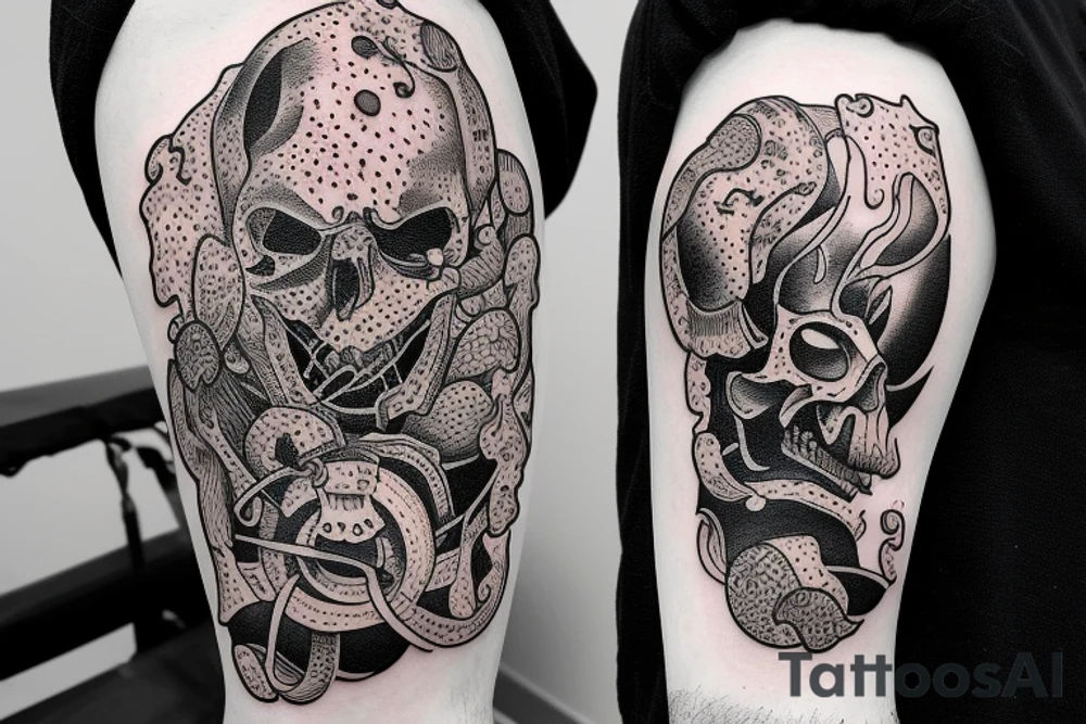 war the horseman of the apocalypse with the saying non ducor duco tattoo idea