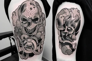 war the horseman of the apocalypse with the saying non ducor duco tattoo idea
