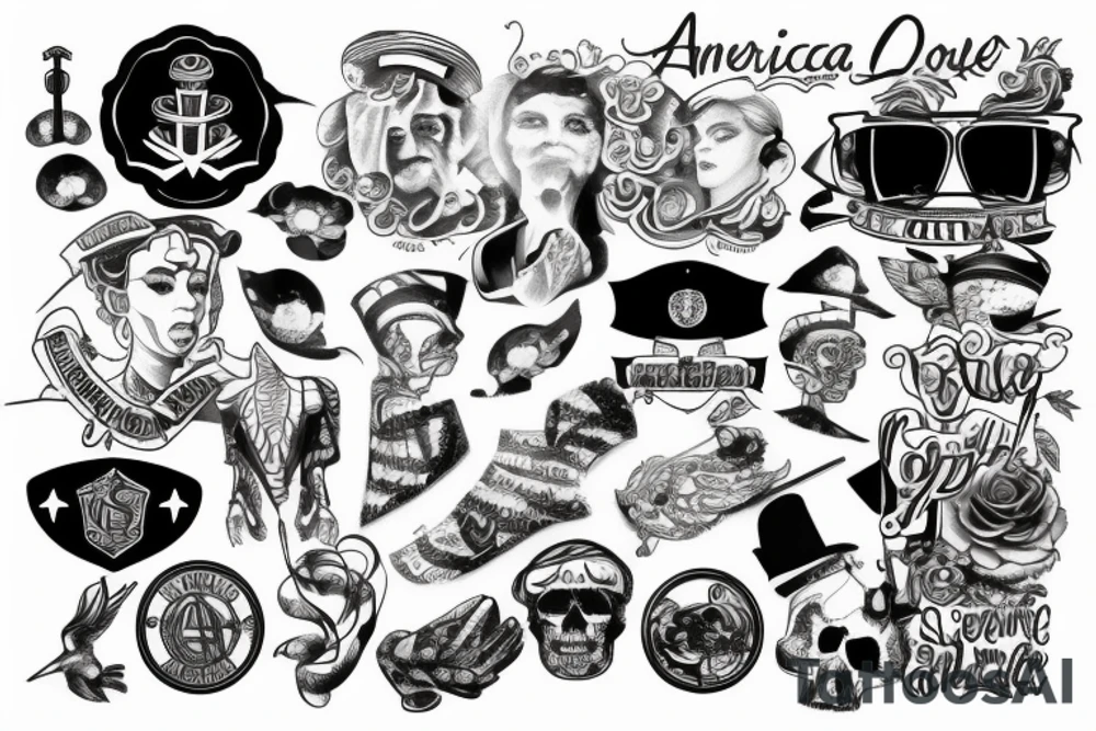 America tattoo idea