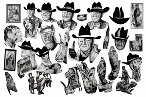 John Wayne tattoo idea