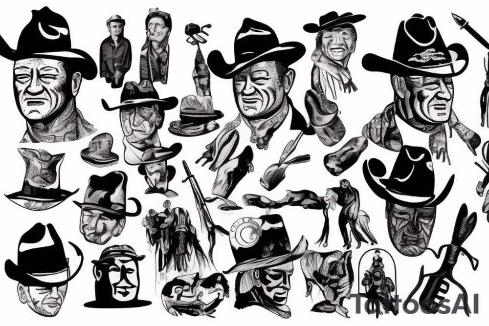 John Wayne tattoo idea