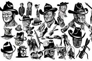 John Wayne tattoo idea