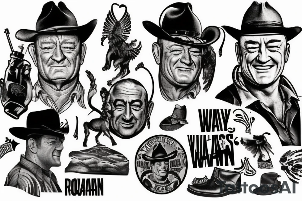 John Wayne tattoo idea