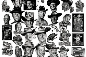 John Wayne tattoo idea