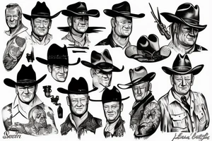 John Wayne tattoo idea