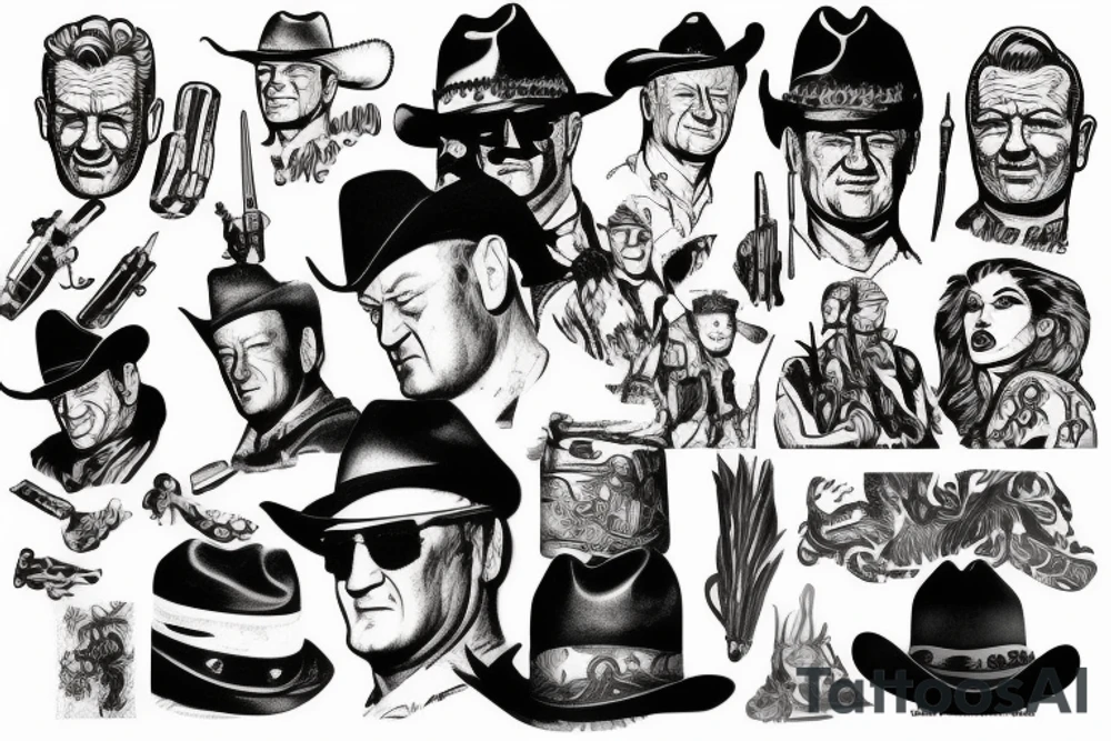 John Wayne tattoo idea