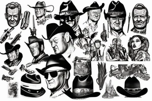 John Wayne tattoo idea