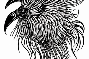 Secretary bird, Paisley tattoo idea