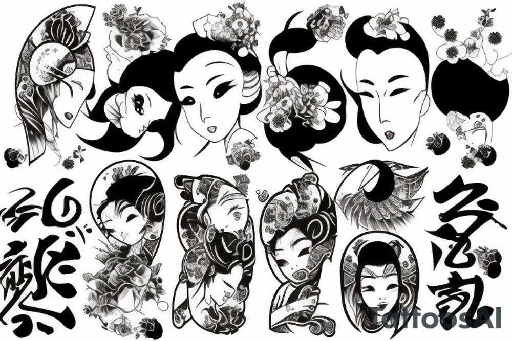Japaneese sleeve tatto tattoo idea