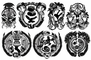 Roman empire backtattoo tattoo idea