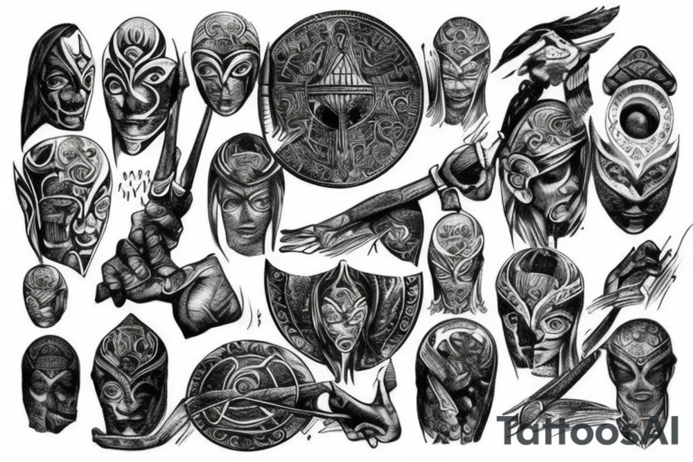 Pantheon tattoo idea