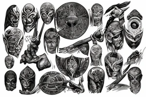 Pantheon tattoo idea