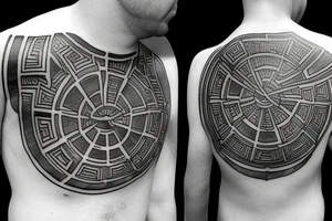Pantheon building tattoo idea