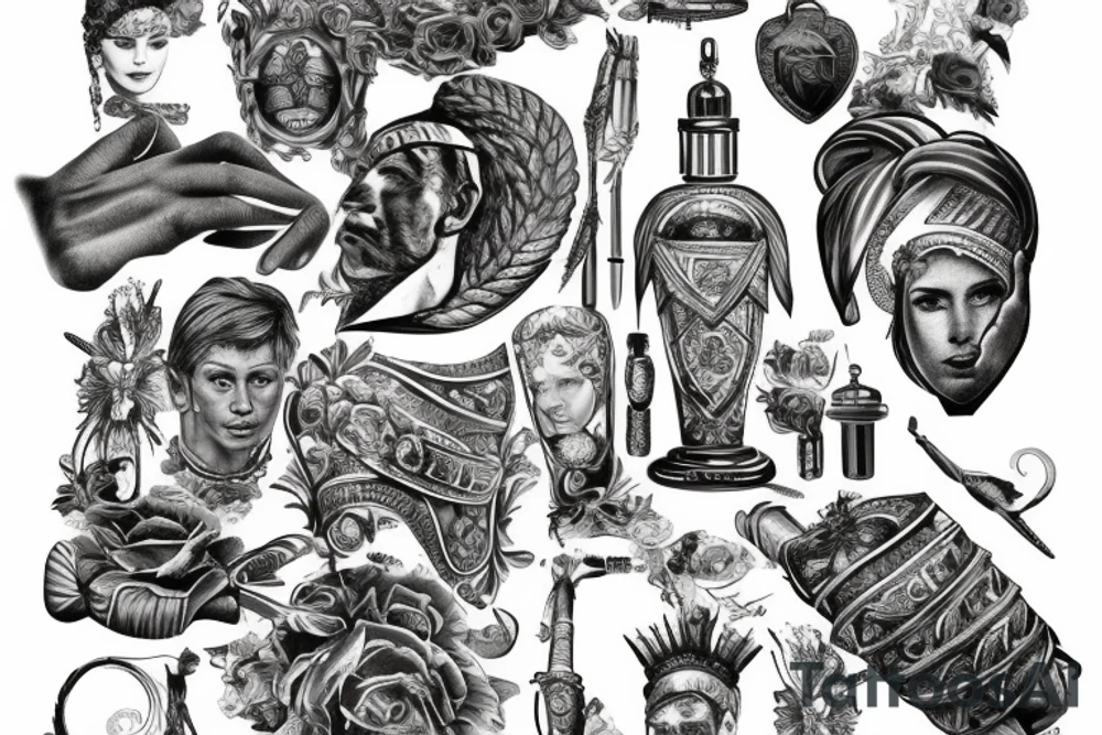 Roman empire tattoo realism tattoo idea