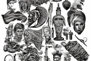 Roman empire tattoo realism tattoo idea