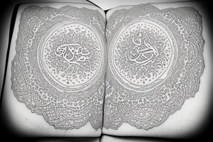 Quran book tattoo idea