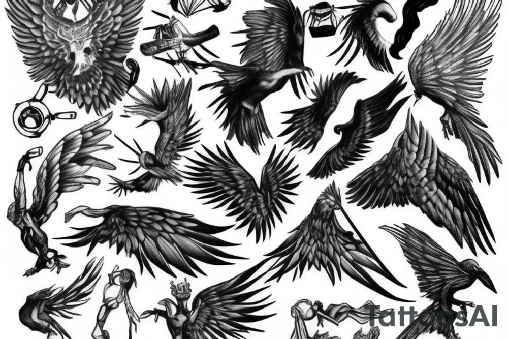 icarus tattoo idea