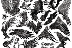 icarus tattoo idea