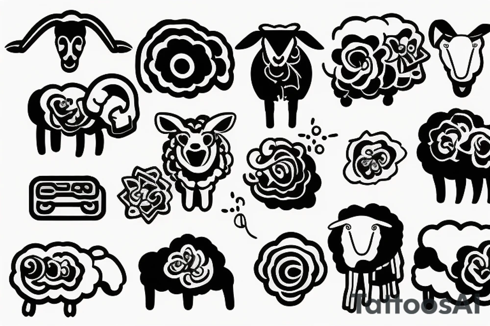 Android Sheep tattoo idea