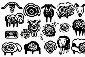 Android Sheep tattoo idea