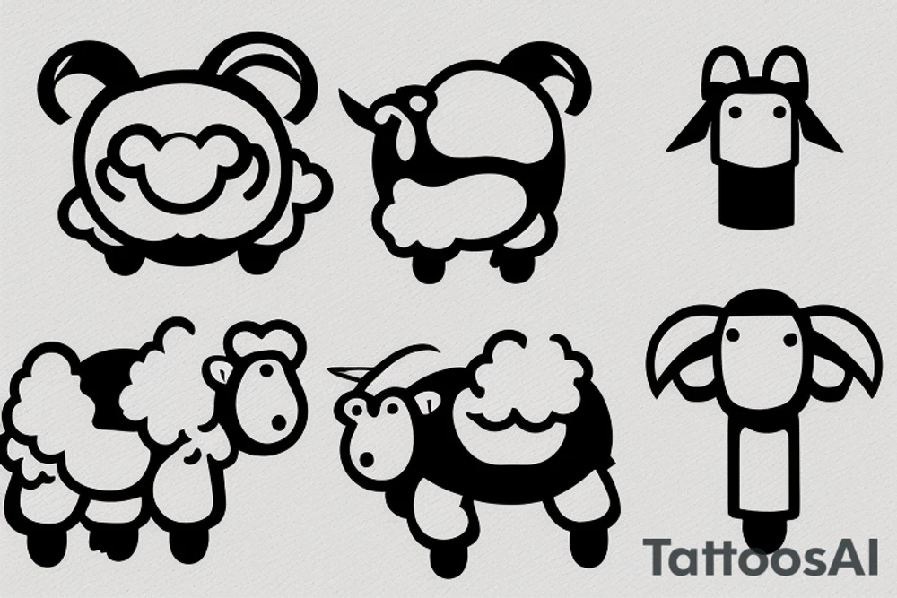 Android Sheep tattoo idea
