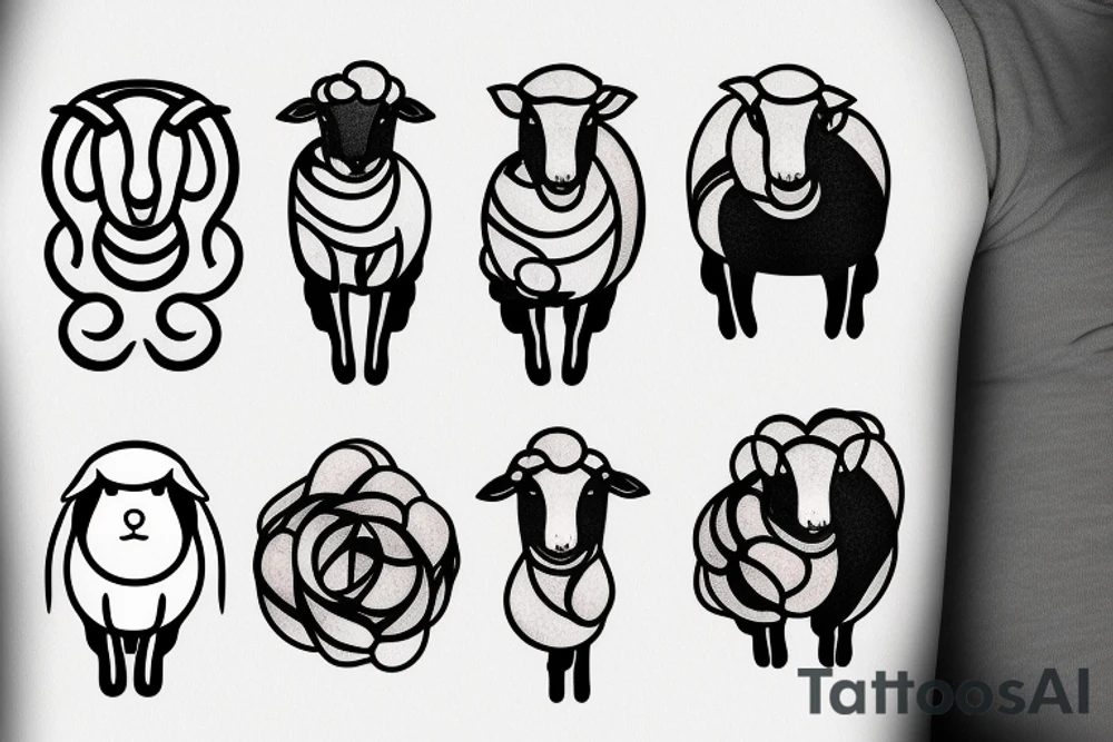 Android Sheep tattoo idea