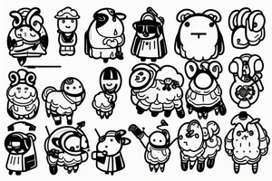 Android Sheep tattoo idea