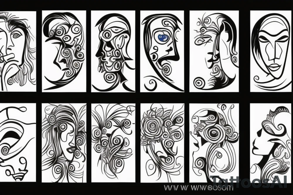 door time wall tattoo idea
