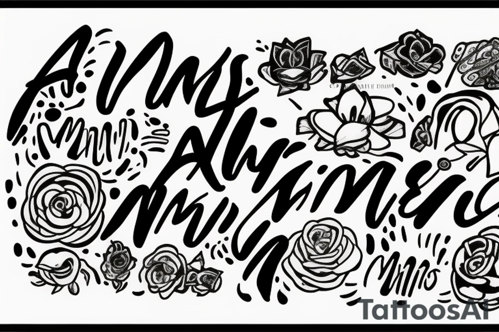 "ALL IS MIND"
words only
minimal font tattoo idea