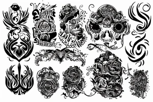 create a tattoo with only the words "all is mind" tattoo idea