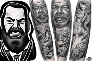 Bud Spencer, Portrait tattoo idea