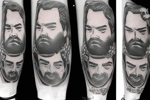 Bud Spencer, Portrait tattoo idea