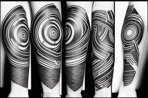 Make an drum and bass music tatoo for my forearm tattoo idea