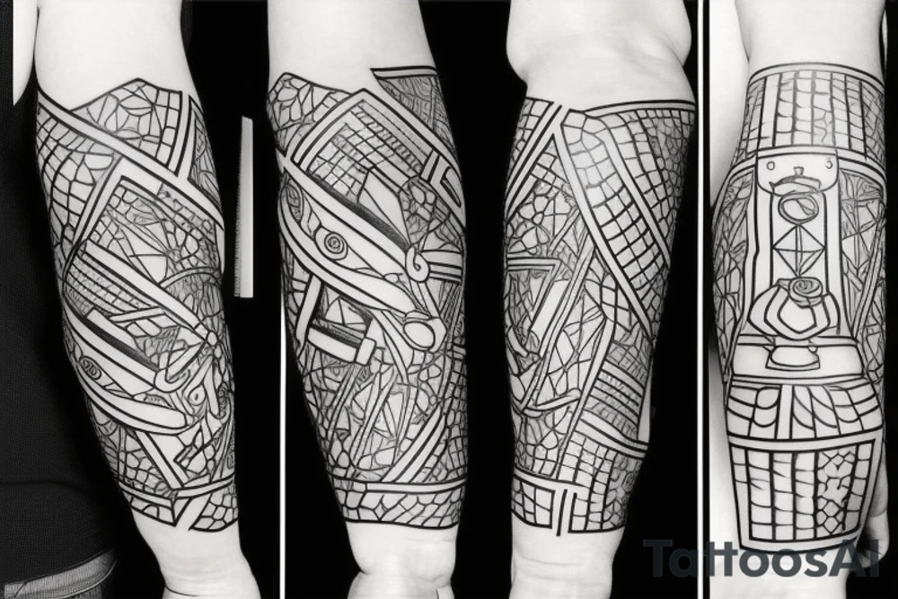 Make an drum and bass music tatoo for my forearm tattoo idea