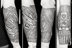 Make an drum and bass music tatoo for my forearm tattoo idea