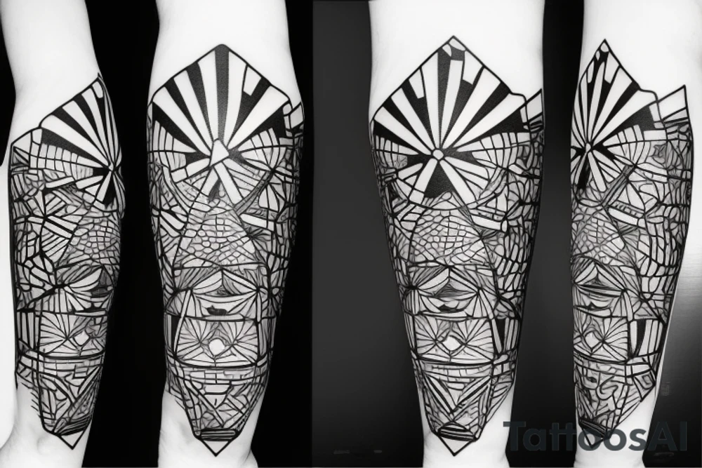 Make an drum and bass music tatoo for my forearm tattoo idea