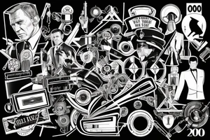 James bond, 007 tattoo idea