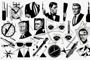 James bond, 007 tattoo idea