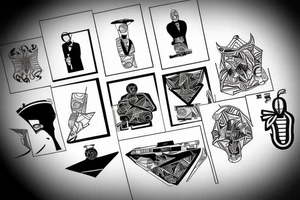 James bond, only 007 numbers tattoo idea