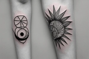 Hilma af klint inspired tattoo for underarm tattoo idea