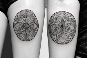 Hilma af klint inspired tattoo for underarm tattoo idea